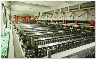 Panel plating line